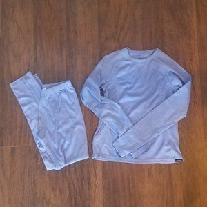 Lands' End Long Underwear Purple Periwinkle